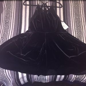 Free people black dress NWT
